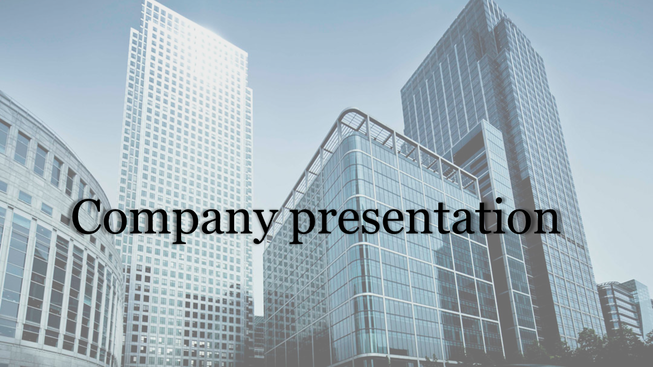 company presentation-tittle-page